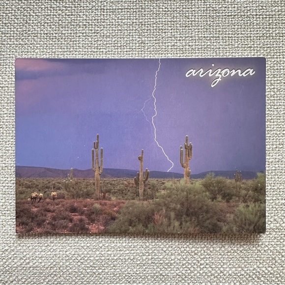 Arizona Lightening in the Desert Landscape Postcard - Picture 4 of 9